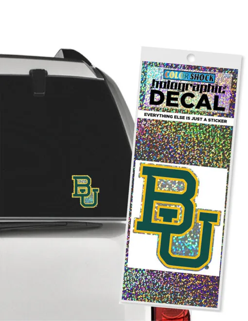 BU Logo Holographic Decal