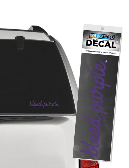 TSU Bleed Purple Decal