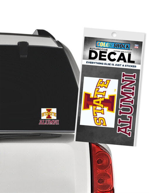 ISU I w/ State Logo Over Alumni