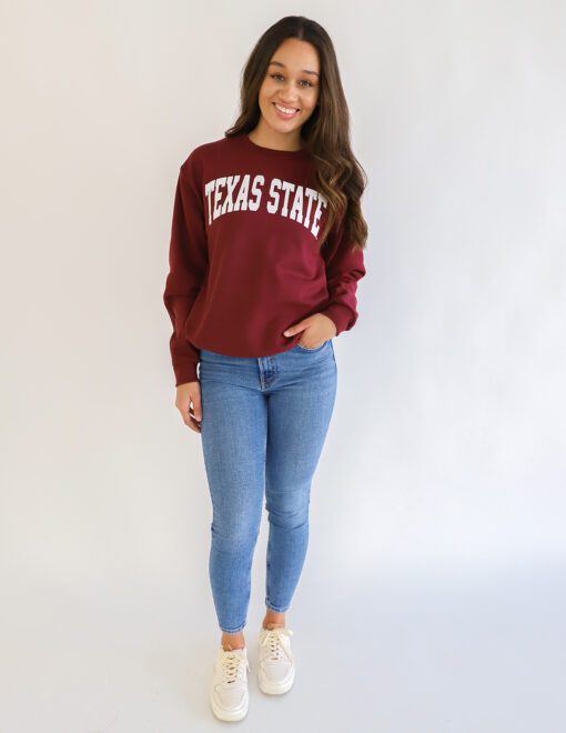 model-texas-state-maroon-fleece-crewneck-sweatshirt-108834-562M-maroon (2)