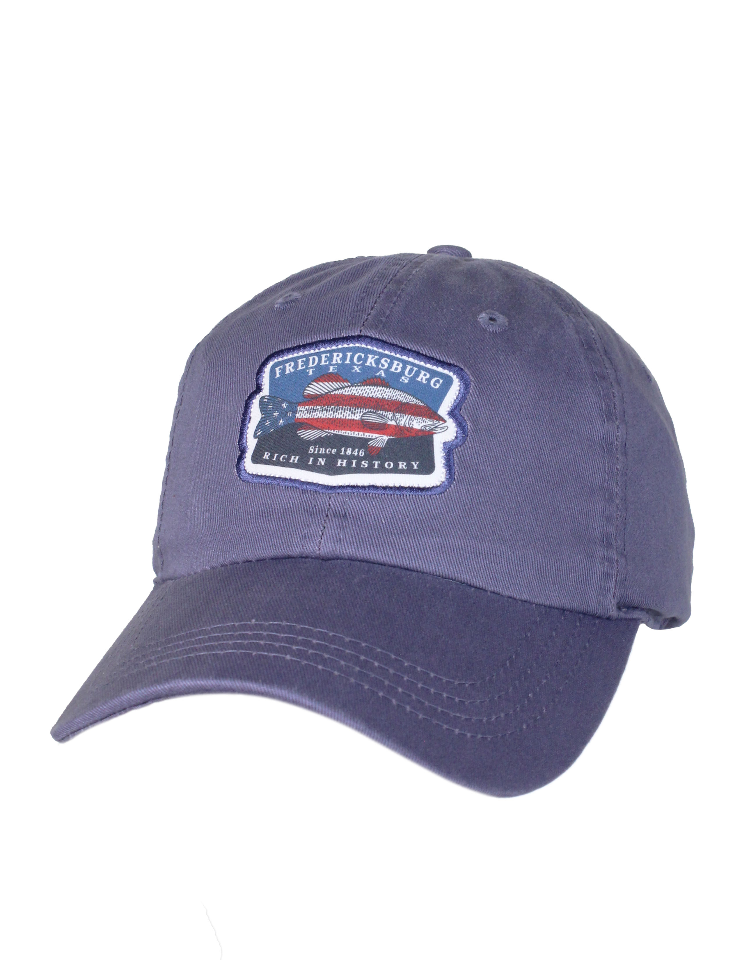 hat with american flag fish