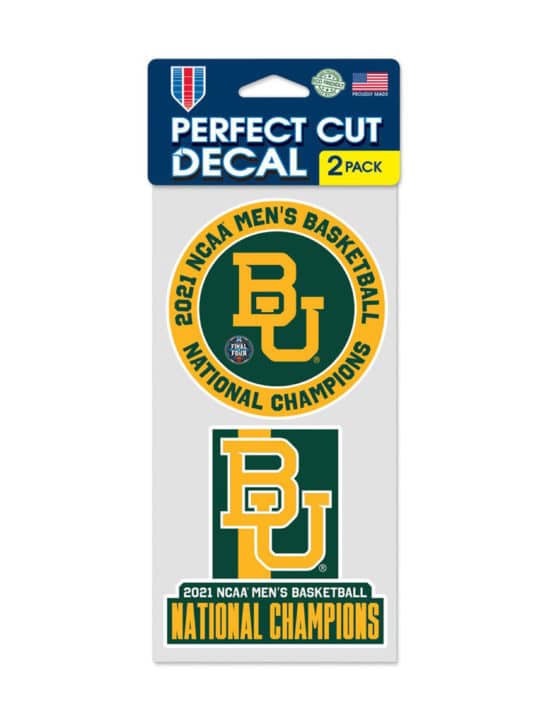 BU NCAA Champ Decal Set