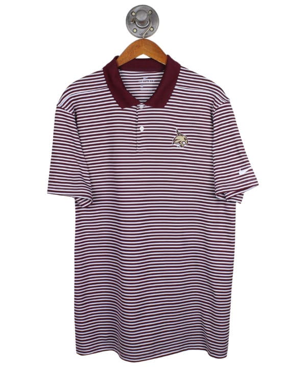 TXST Victory Stripe Polo