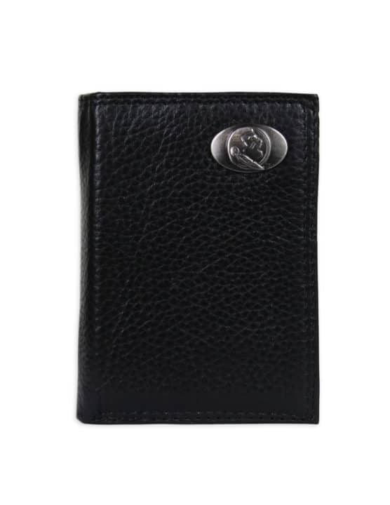 FSU Black Trifold Wallet