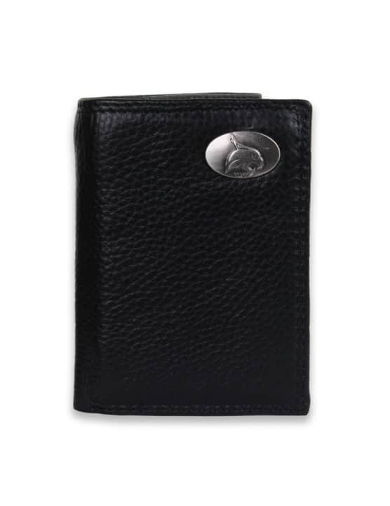 TXST Black Trifold Wallet