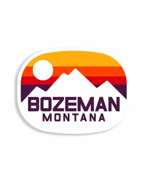 Bozeman Sunset Decal