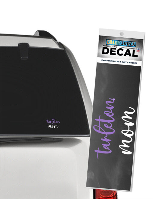 TSU Mom Pretty Script Decal