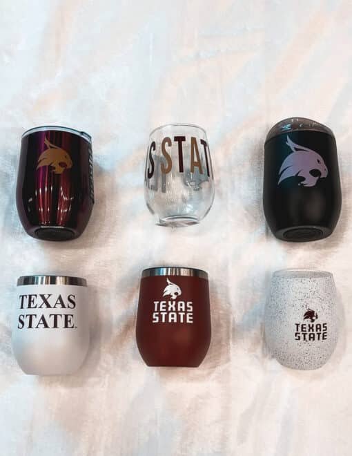 TXST Speckled Granite Stemless Glass - Image 2