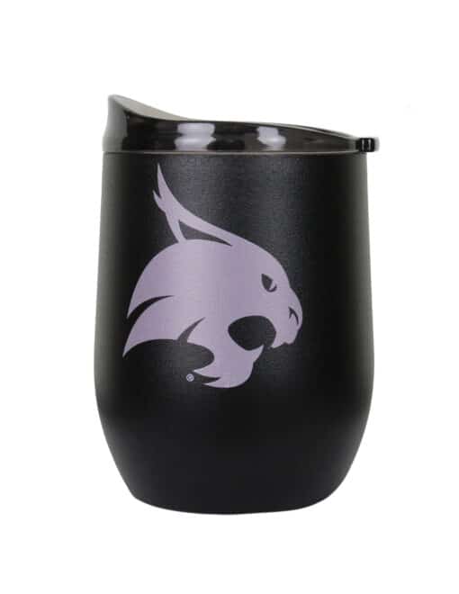 TXST Gunmetal Powder Wine Tumbler