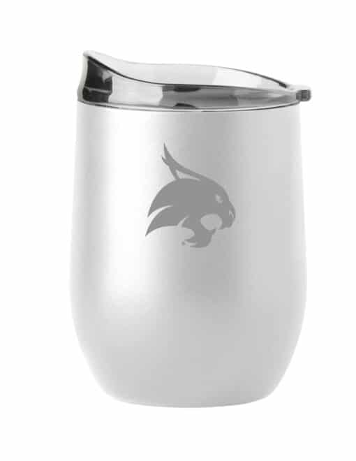 TXST Gunmetal Powder Wine Tumbler