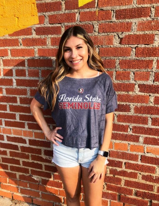 FSU April Velour Tee - Image 2