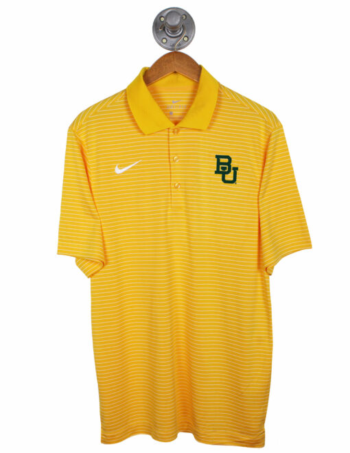 BU Bear Mark Stadium Stripe Polo - Image 2
