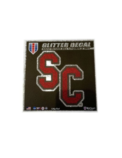USC SC Glitter Decal