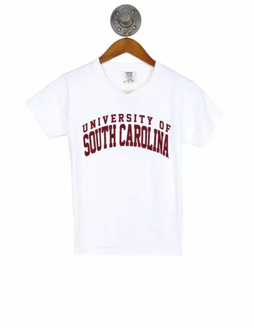 south-carolina-white-youth-short-sleeve-shirt-basic-110760-C9018-WHITE