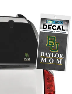 BU Logo Over Baylor Mom