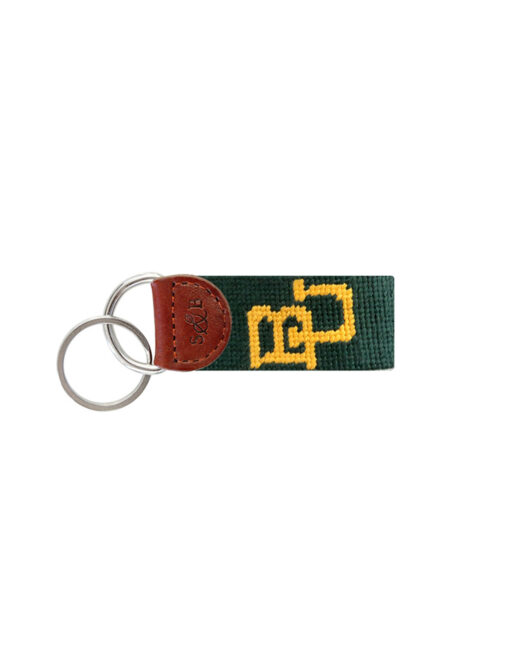 Baylor Needlepoint Key Fob