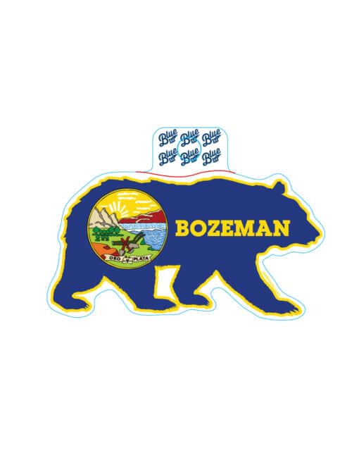 BOZ Bear Montana Flag