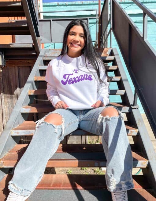 TSU Script Club Fleece Crew - Image 2