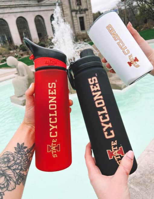 ISU Frosted Sports Bottle - Image 2