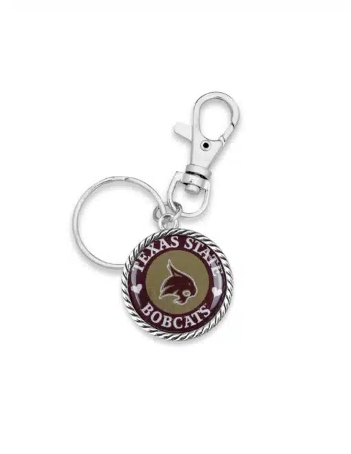 TXST Stuck On You Keychain