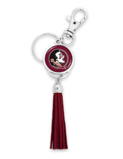 FSU Tassle Keychain