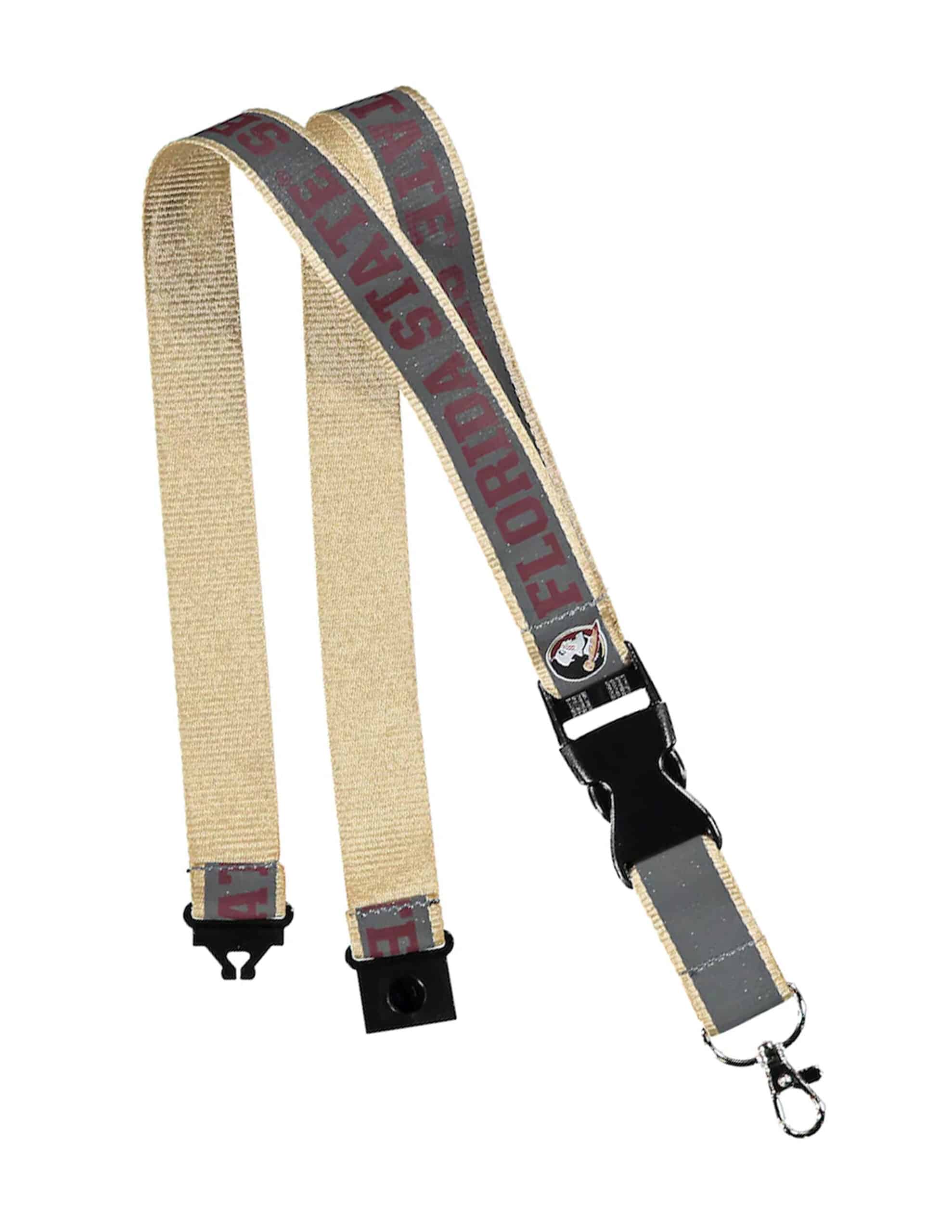 FSU Reflective Lanyard Detachable Buckle - Barefoot Campus Outfitter