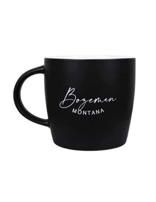 Bozeman Elk Etch Matte Mug - Image 2