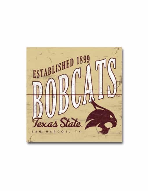 TXST Higher Level Wood Magnet