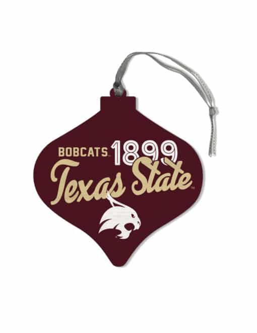 TXST Marathon Bulb Ornament
