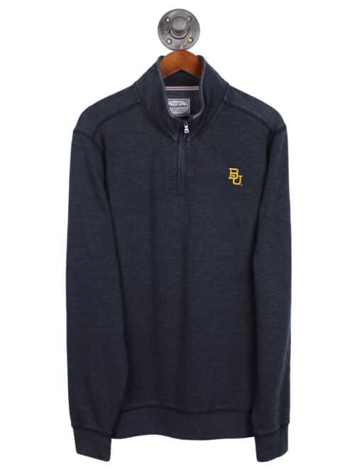 Baylor G Interlocking BU 1/4 Zip Pullover