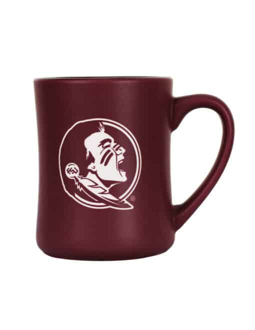 FSU 16 oz. Etched Logo Mug