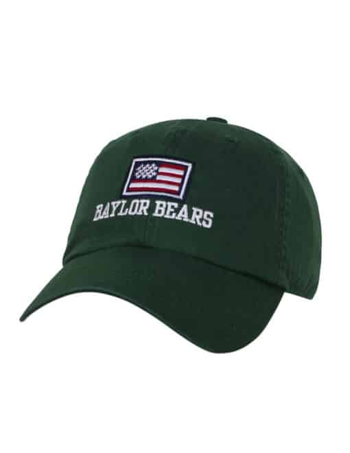 baylor bears flag green hat