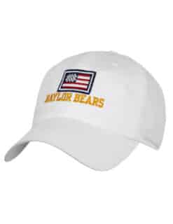 baylor bears white flag hat