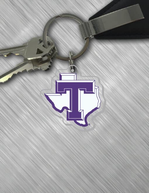 TSU T Logo Key Tag