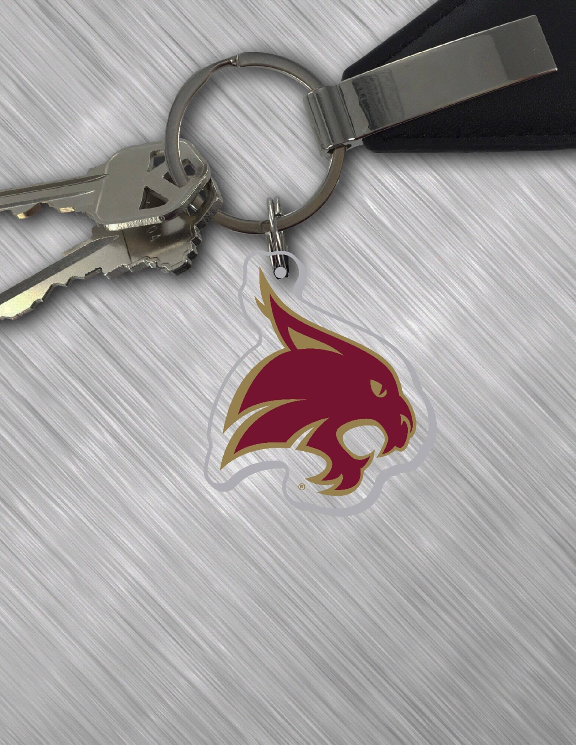 TXST Mascot Key Tag