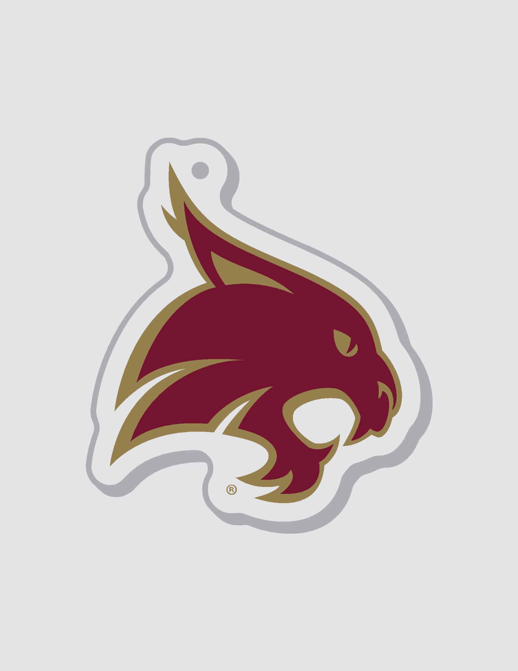 TXST Mascot Key Tag - Image 2