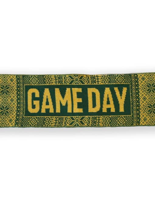 Green & Gold Gameday Scarf - Image 2