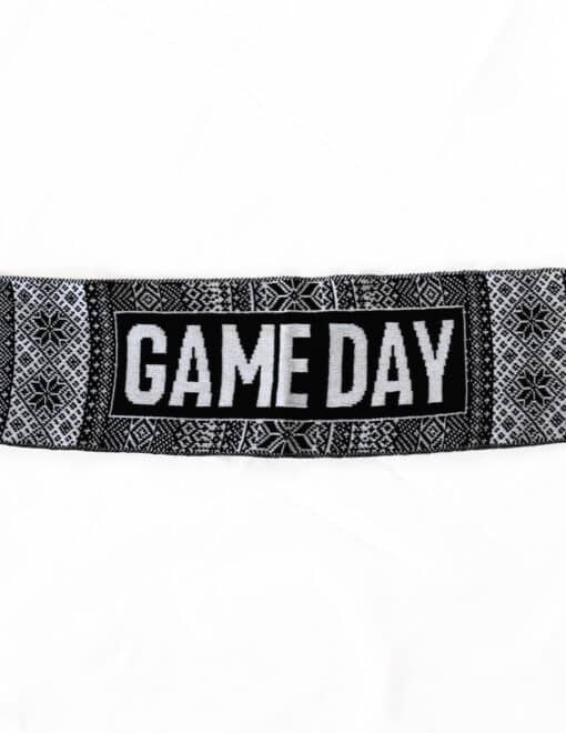 Black & Grey Gameday Scarf - Image 2