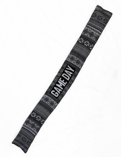 Black & Grey Gameday Scarf
