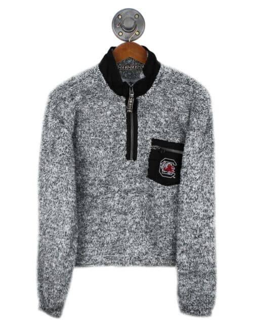 USC Flecked Double Plush 1/4 Zip