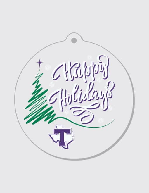 TSU Happy Holidays Ornament - Image 2