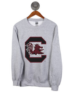 Barefoot South Carlina USC Gamecock Logo Light Grey Sweatshirt