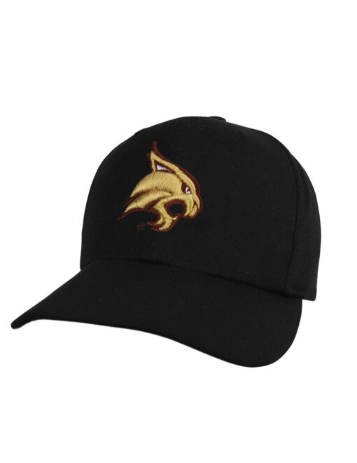 Barefoot Texas State TXST Bobcat Snapback Hat Black