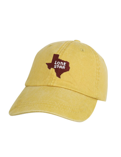 texas-yellow-mustard-state-maroon-embroidery-hat-adams-6023700905