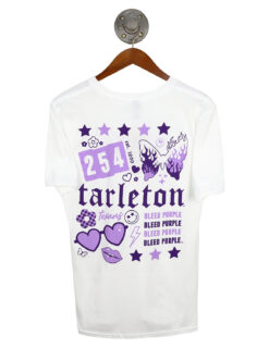 Barefoot Tarleton State Teen Sprit White Anvil Tee