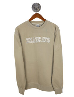 Barefoot Sam Houston Bearkats Embroidered Crewneck Sweatshirt Pigment Sand