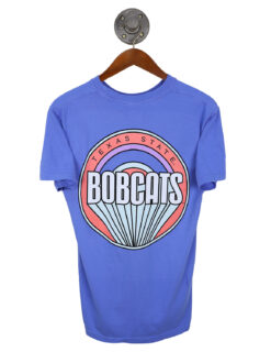 Barefoot Texas State Bobcats TXST Short Sleeve Mystic Blue Tee