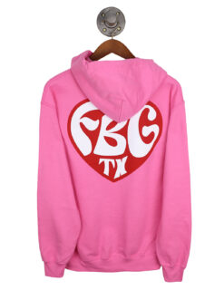 Barefoot Hot Pink Fredericksburg Texas FBG Hoodie