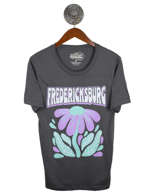 Barefoot Flower Dark Grey Fredericksburg T-Shirt