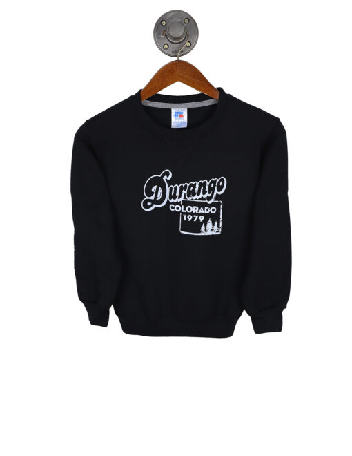 black durango youth crewneck sweatshirt